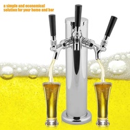 original new Tap Beer Dispenser Stainless Steel Triple Tap 3 Faucets Draft Beer Dispenser for Bar Ho