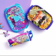 Barbie Lunch set Tupperware Lunch Box