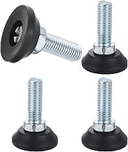 QUARKZMAN M10 Threaded Furniture Feet, Levelling Feet, Pack of 4, 3/8-16, 22 mm, L, Adjustable Furni