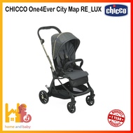 Chicco One4Ever City Map RE_LUX Stroller  (Ues up to 22kg) (Comes with Rain Cover)