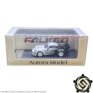 Aurora Model 1:64 RWB Porsche 964 FALKEN Black White Trailer Set Limited