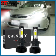 สำหรับ Honda Civic EJ EK 1996 1997 1998 1999 2000 (ไฟหน้า)-ชุดแปลงไฟหน้าแบบ LED ด้านหน้า 6000K 12 V-