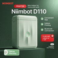 Niimbot D110 Upgraded Version Label Printer Mini Portable 12-15mm Home Name Sticker Label Maker