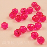 4mm Manik Bumi Manik Akrilik Lutsinar Jepit Rambut Kotak Kertas Kalung Manik Manik Gelang Manik 4.6