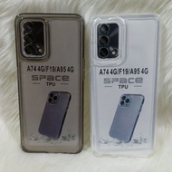 TPU CASE For OPPO A74 A95 4G F19 Transparent Clear Silicone TPU SPACE