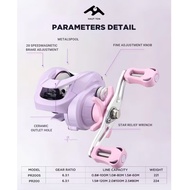 REEL BC HAUTTON PURPLE ROSE Left Handle