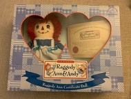 💯全新 Raggedy Ann Certificate Doll