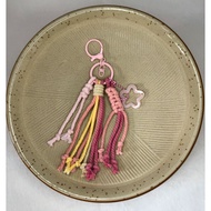 GANTUNGAN Aesthetic bag hanger, aesthetic/ bag charm,carbiner, macrame/