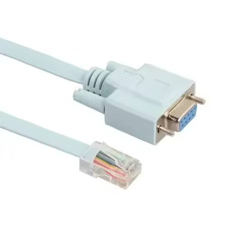 USB Console Cable RJ45 to RS232 DB9 COM Port Serial Female Rollover Cable for Network Router Switch 