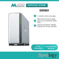 Synology DS120j NAS DiskStation 1-Bay NAS Enterprise Sata HDD compatible with