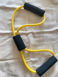 黃色健身彈力帶