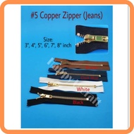 12pcs 5YG Zip Seluar Zip Beg Zip Jeans(Saiz Available 3" 4" 5" 6" 7" 8" inch)