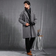 Men's Solid Color Minimalist Everyday Long Sleeve Overcoat Men Long Coat Men Outerwear Men S Church 