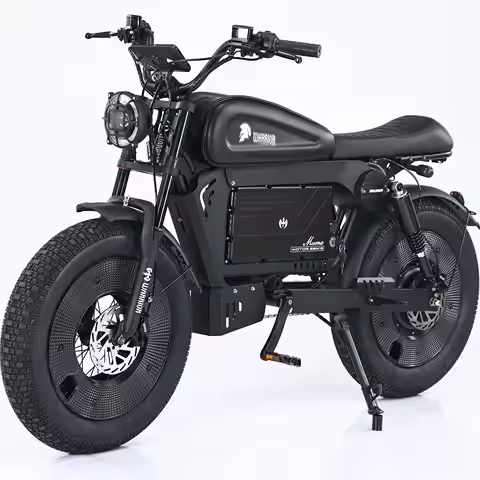 SS10 Black Warrior for US 1500W Electric Bike Warrior 60AH Battery 140km Long Range 20 Inch Adult El