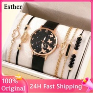6 PCS/Set Butterfly Bracelet watch for Women Casual Watches ladies watches on sale branded Quartz wa