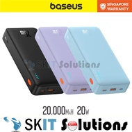 【SKIT SG】Baseus Airpow 20W Power Bank 20000mAh Fast Charge Powerbank Portable Charger, Baseus Airpow