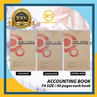 Account Book / Cash Book / Journal Book / Ledger Book / Buku Akaun / Buku Jurnal / Buku Tunai / Buku