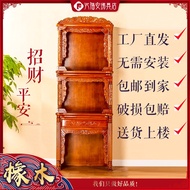 HY/💯Oak Ancestor Landlord Incense Fire Altar Table Cabinet Altar Household Altar Table Cabinet New Land God Shrine Cloth