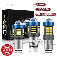 120W H4 LED light for motorcycle 360 Super Bright Mini Driving Light H4 H6 T19 P15D Headlight Motorc