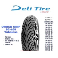 DELI SLASH SC-109 BUNGA BATTLAX MOTORCYCLE TYRE TAYAR 70/90-17 80/90-17 90/80-17 120/70-17