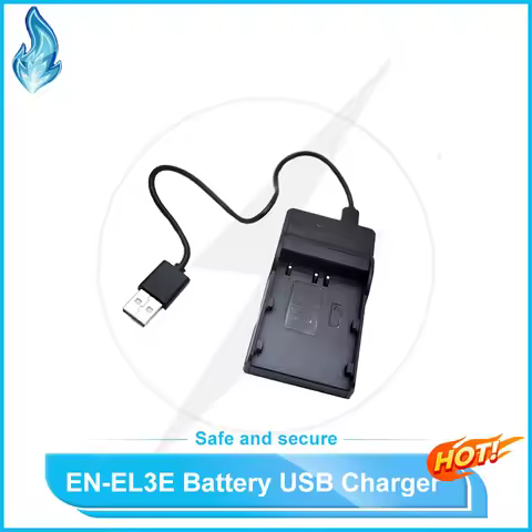 EN-EL3e Li-ion Battery USB Charger for Nikon Digital Cameras D-100 D-70 D70s Set D50 Set D100 SLR D7