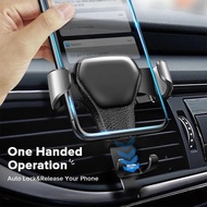 Car Holder For Phone Air Vent Clip Mount Mobile Cell Stand Support For iPhone 12 Xiaomi Samsung Phone Gravity car phone holder