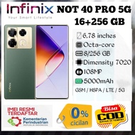 infinix Not 40 PRO 5G NFC gaming Ram 16+256 GB  mediatek dimensity 7020 kamera 108 mp wireless charg