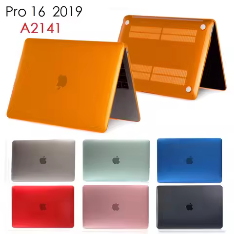 Crystal Clear PVC Cover for Macbook Pro 16 2019 A2141 Laptop Case Hard Protective Cover For Macbook