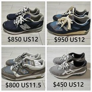 (二手正品) New Balance , Reebok , Asics (pump fury , nb 990 993 998 1500 1700 , FTMD) 波鞋