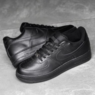 Sepatu Casual Pria Sepatu Sneakers N*Ke Af1 Triple Black Original Termurah