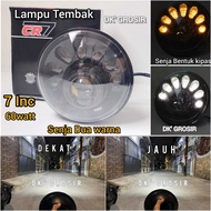 7 Inch Round LED Spotlight CR7 plus dusk white yellow far near white 60watt Waterproof C954 C952 C95