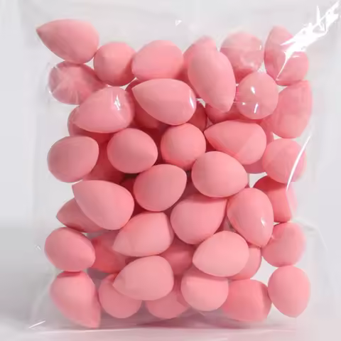 20PCS Mini Finger Puff Beauty Cosmetic Foundation Cosmetic Sponge Makeup Blender Suitable For Cream 