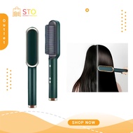 STO Multifunctional Hair Straightener Comb Heating Hair Straightener Styling Tool Comb Curler kskin 