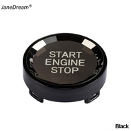 JaneDream Car Engine Start Stop Switch Button Sticker Interior Trim Decoration For BMW X1 E84 E81 E8