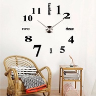 Simple Oversized Wall Clock Living Room Creative Crystal Clock Wall Clock DIY Fashion Digital Clock Wall Clock