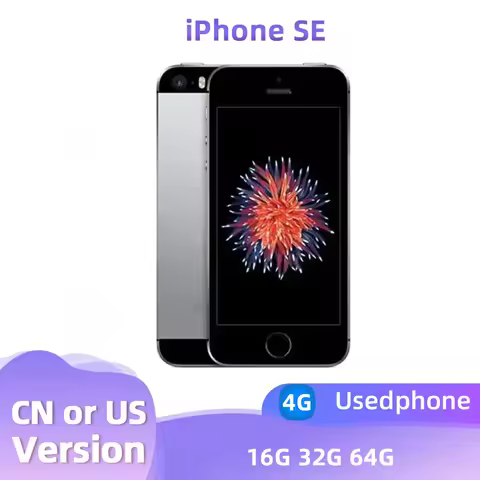 Apple iPhone SE 1 2016 4g SmartPhone Apple A9 4inch LCD Screen 12MP Camera 1642mAh 10W Charge IOS Or