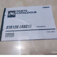 Yamaha touch str126 4xc copy parts catalog book Original
