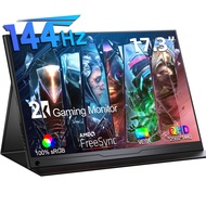 UPERFECT 17.3 Portable Montiors 2K 144Hz QHD ips gaming displays with vesa and samrt holster for PS5/4/3 Switch Xbox Laptop PC