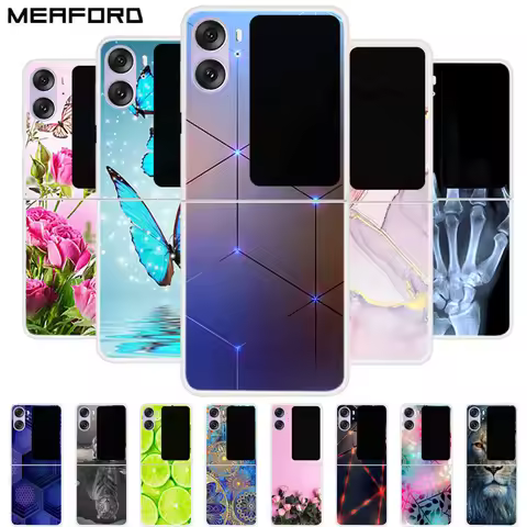 For Oppo Find N2 Flip Case Shockproof Hard Plastic PC Back Cover For Oppo Find N2 Flip Phone Cases C