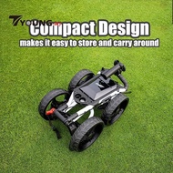 [Available] Golf Push Cart Lightweight Compact 4 Wheel Cart Folding Adjustable Umbrella Holder Golf 