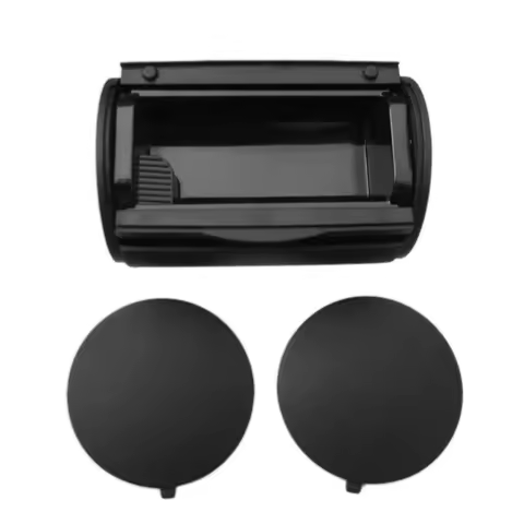 NEW-Black Rear Ashtray Bin Ash Tray + Side Caps For Vw Bora Jetta Golf 4 Mk4 1J0 857 962H +1J0 863 3