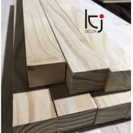 [KID124] Pine wood bar 150x4x2 cm long, smooth on 4 sides