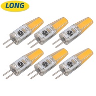 LONNGZHUAN 6PCS G4 Light Bulb, 120V 180lm G4 LED Bulb, Easy 2W G4 Bulb Table Lamp