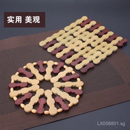 Heat-resistant table mat for cooking pots, square casserole mat, thickened kitchen heat-resistant ba