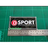 sticker cutting D Sport