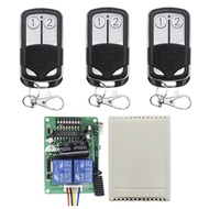 2 Metal button remote control autogate 330mhz Remote control Set With 3 Transmitters &amp; 1 Receiver door