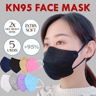 KN95 5D Butterfly Adult Face Mask 10PCS Ear Loop 5 Layers Face Mask