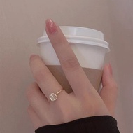 Shiny Blessed Meaning Ring, Stainless Steel Material Will Not Fade, Retro Exquisite Ethnic Style, Su