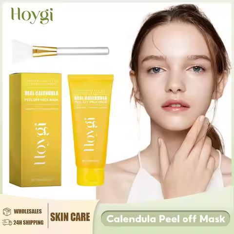 Calendula Peel off Mask Shrink Pore Oil Control Fade Dark Spot Nose Cleansing Brightening Moisturizi