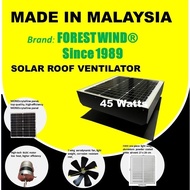 SOLAR ROOF VENTILATOR  45 WATTS  Brand FOREST WIND